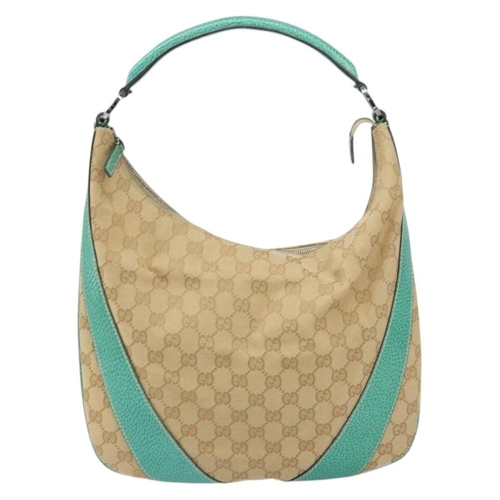 Gucci GG Canvas Shoulder Bag Beige